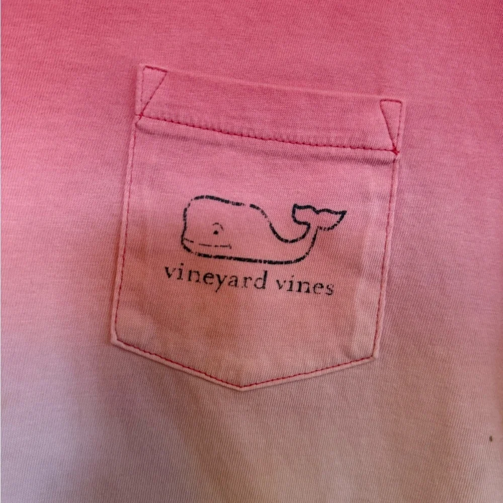 Vineyard vines, tie-dye Whale Graphic Long Sleeve Top Sz.M